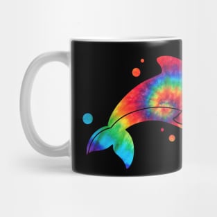 Tie Dye Dolphin Mug